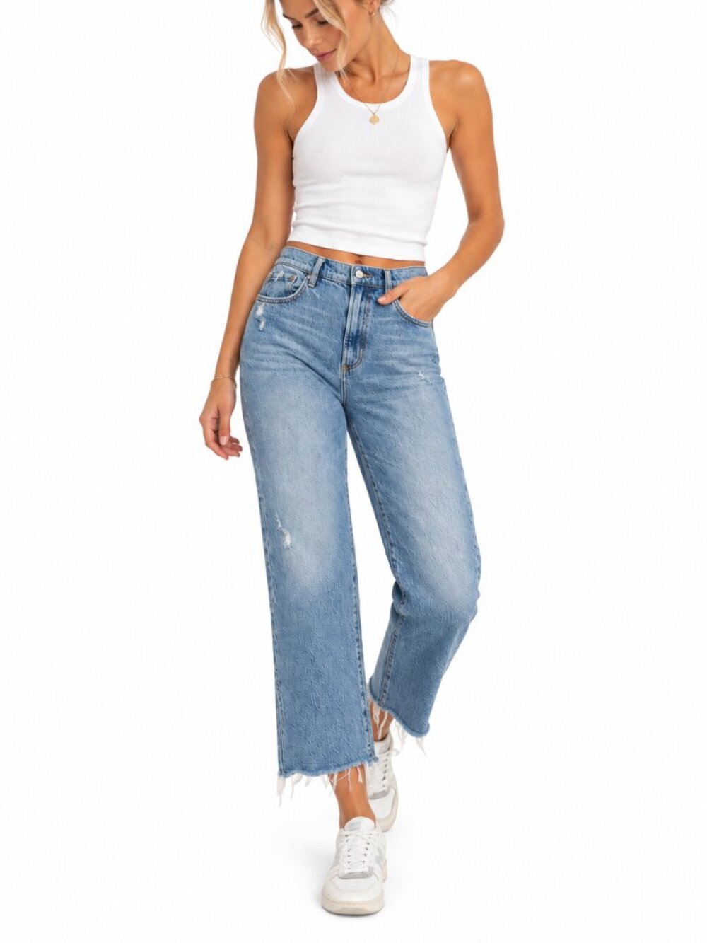 Pistola Ally High Rise Vintage Ankle Boot Jeans Wayfarer Vintage Light Wash 27